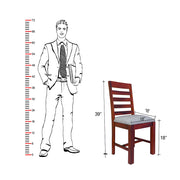 Wooden Dining Table 6 Seater for Dining Room in Natural Finish
