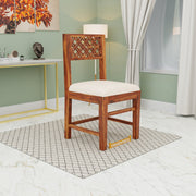 Modern Wooden 4 Seater Dining Table Set