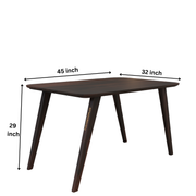 Sheesham Wood 4 Seater Dining Table Set for Home and Kitchen, Cane Furniture, Dining Set