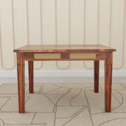 Premium Sheesham Wood 4-Seater Dining Set with Cane Chairs