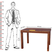 Modern Wooden 4 Seater Dining Table Set