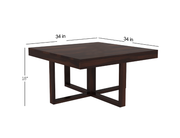 Solid Wood Coffee Table With 4 Stool for Living Room