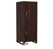 Wooden Wardrobe for Bedroom in Walnut Finish