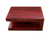 Solid Wood Coffee Table for Living Room (Mahogany Finish)
