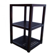 Solid Wood Shoe Rack for Home & Living Room in Walnut Finish