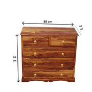 Solid Wood Chest of Drawer for Living Storage