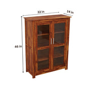 Premium Wooden Bookshelf With 2 Door for Living Room