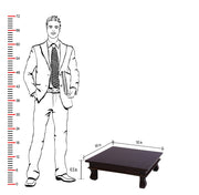 Solid Wood Pooja Choki for Temple