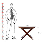 Solid Wood Folding Coffee Table for Living Room