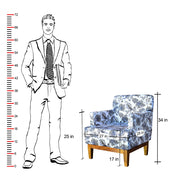 Solid Wood Sofa Chair for Living Room