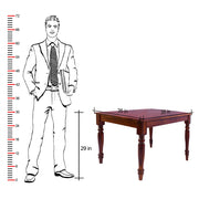 Solid Wood Dining Table 2 Seater for Living Room in Honey Finish