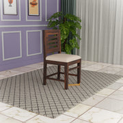 Modern Wooden 4 Seater Dining Table Set