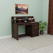 Sheesham Wood Study Table And Computer Table With Door and Drawers For Living For, Study Room