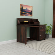 Sheesham Wood Study Table And Computer Table With Door and Drawers For Living For, Study Room