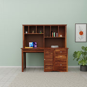 Sheesham Wood Study Table for Students Writing Table, Computer Desk for Office, Home and Living Room with Storage