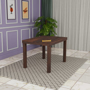 Modern Wooden 4 Seater Dining Table Set