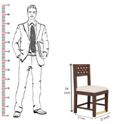 Modern Wooden 4 Seater Dining Table Set